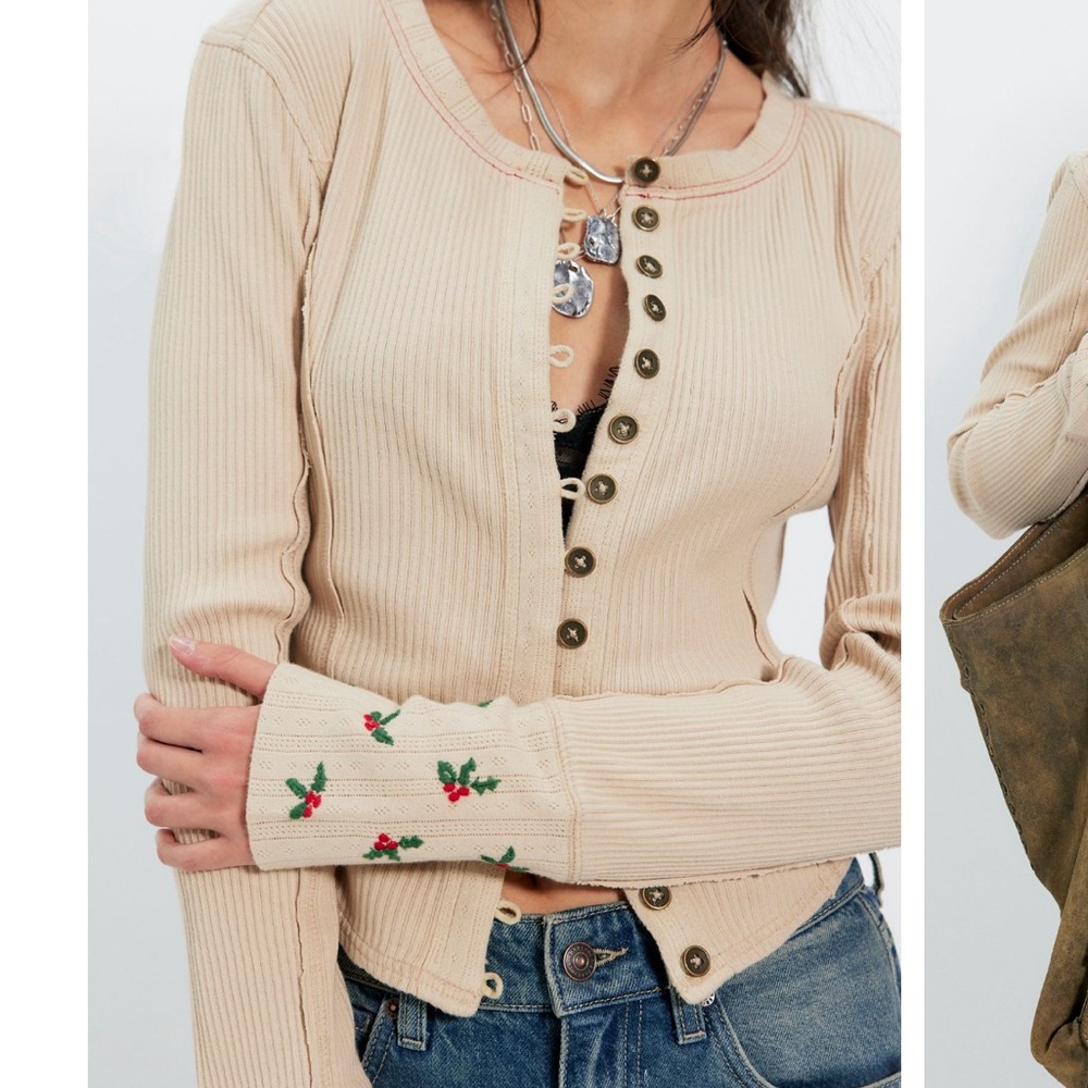 WE THE FREE Daria Cuff Cardi